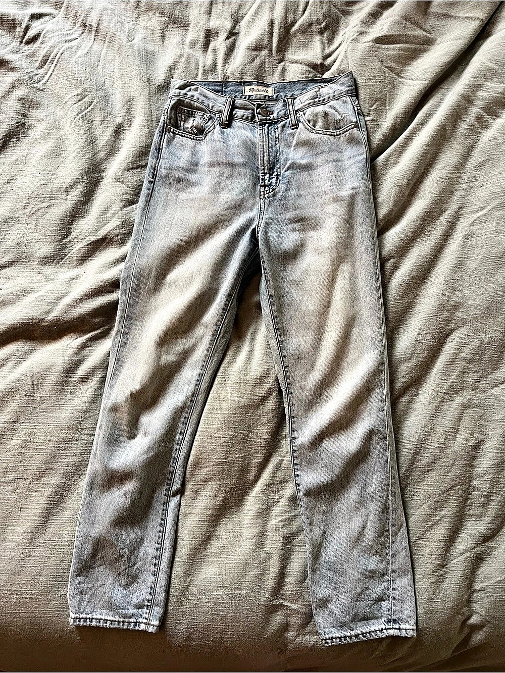 Madewell The Perfect Vintage Jean Straight Leg Jeans Blue Waist 26